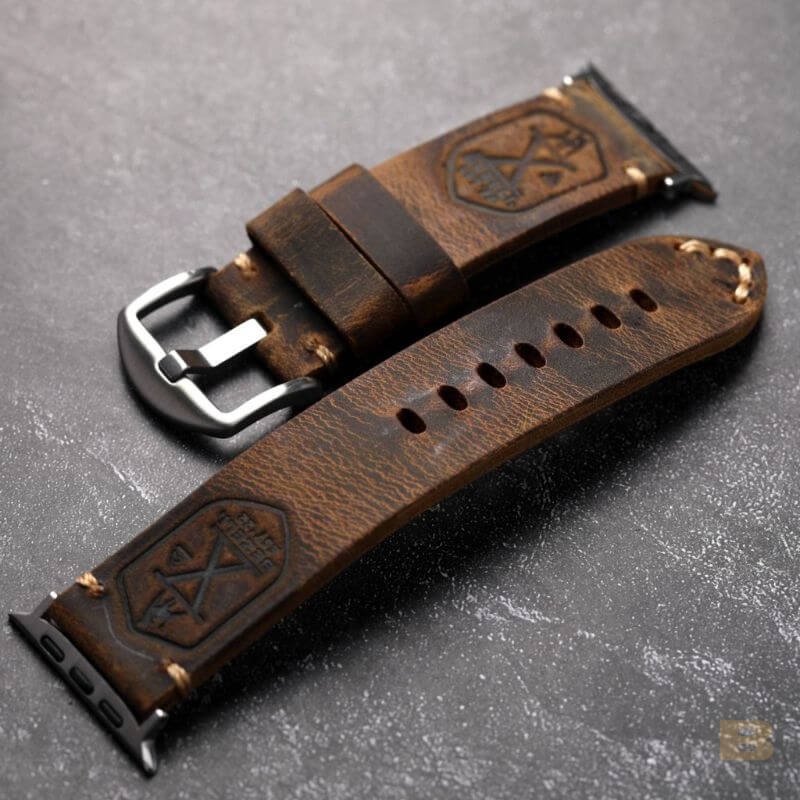 Vintage Leather Apple Watch Strap