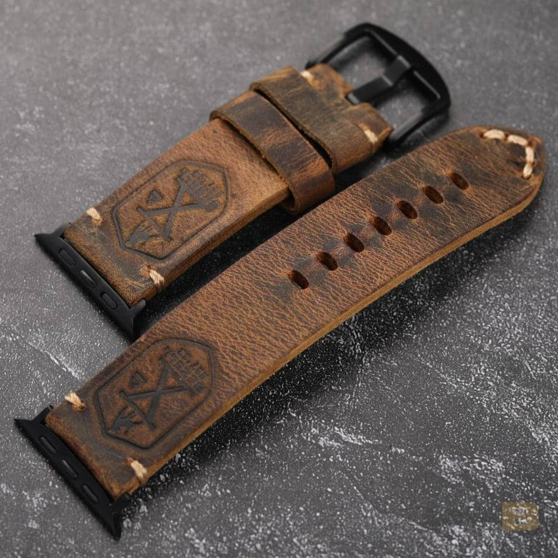 Vintage Leather Apple Watch Strap