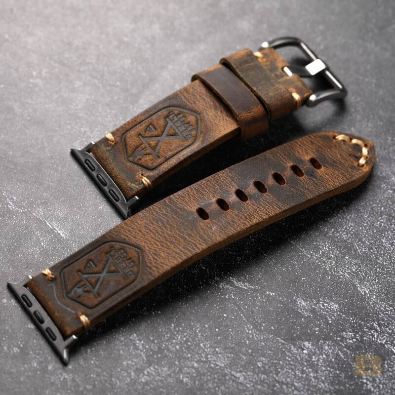 Vintage Leather Apple Watch Strap