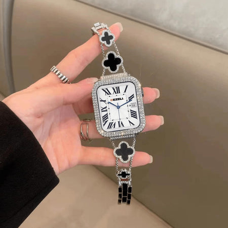 Jewelled Clover Apple Watch Strap