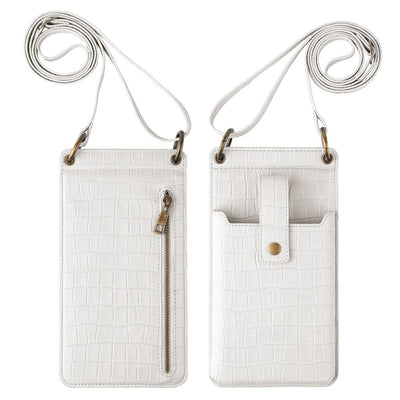 Crocodile Leather Phone Purse