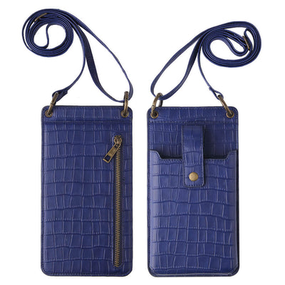 Crocodile Leather Phone Purse