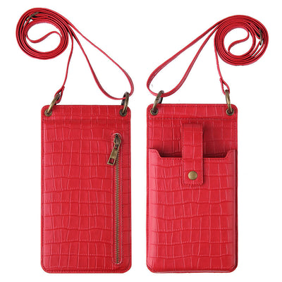 Crocodile Leather Phone Purse