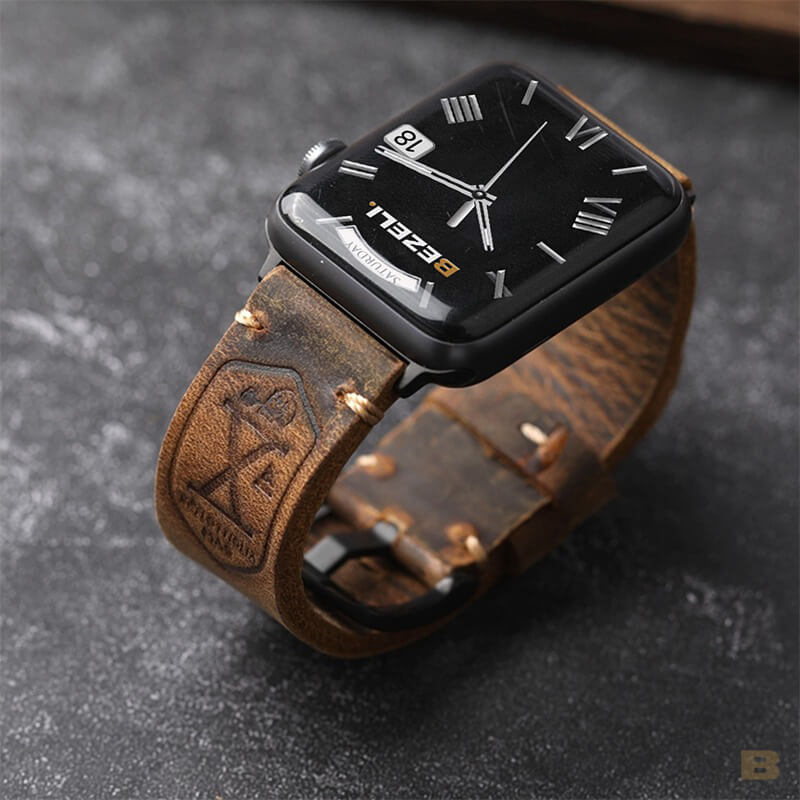 Vintage Leather Apple Watch Strap