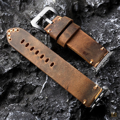 Vintage Leather Apple Watch Strap