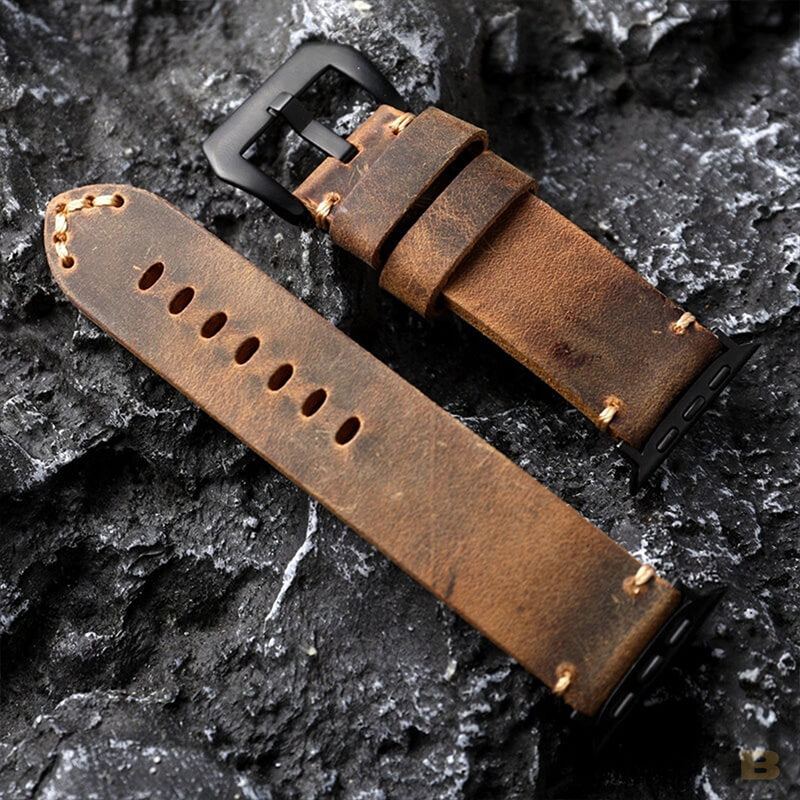 Vintage Leather Apple Watch Strap