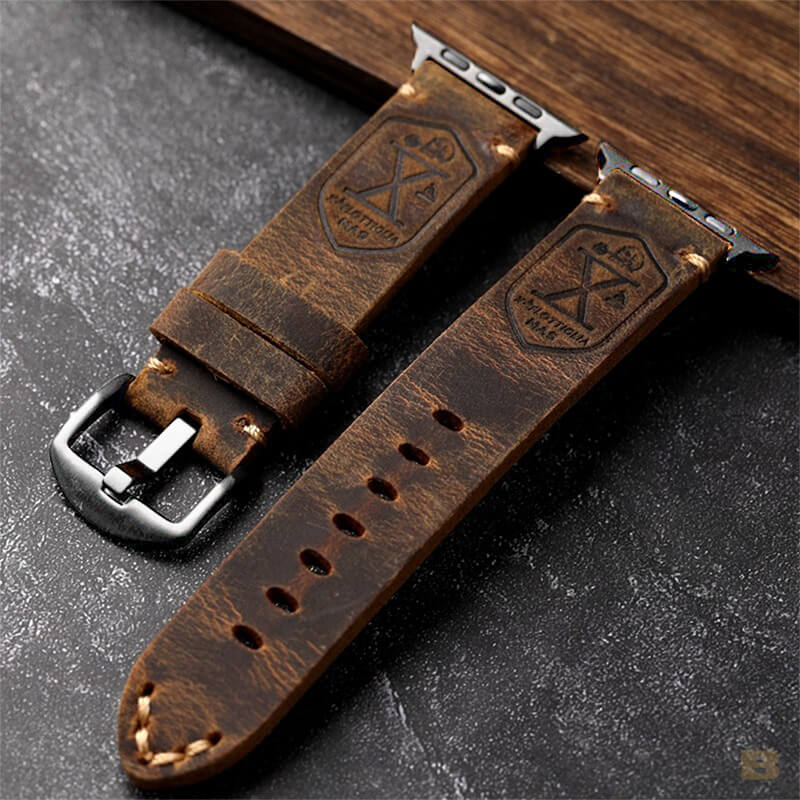 Vintage Leather Apple Watch Strap