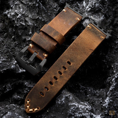 Vintage Leather Apple Watch Strap