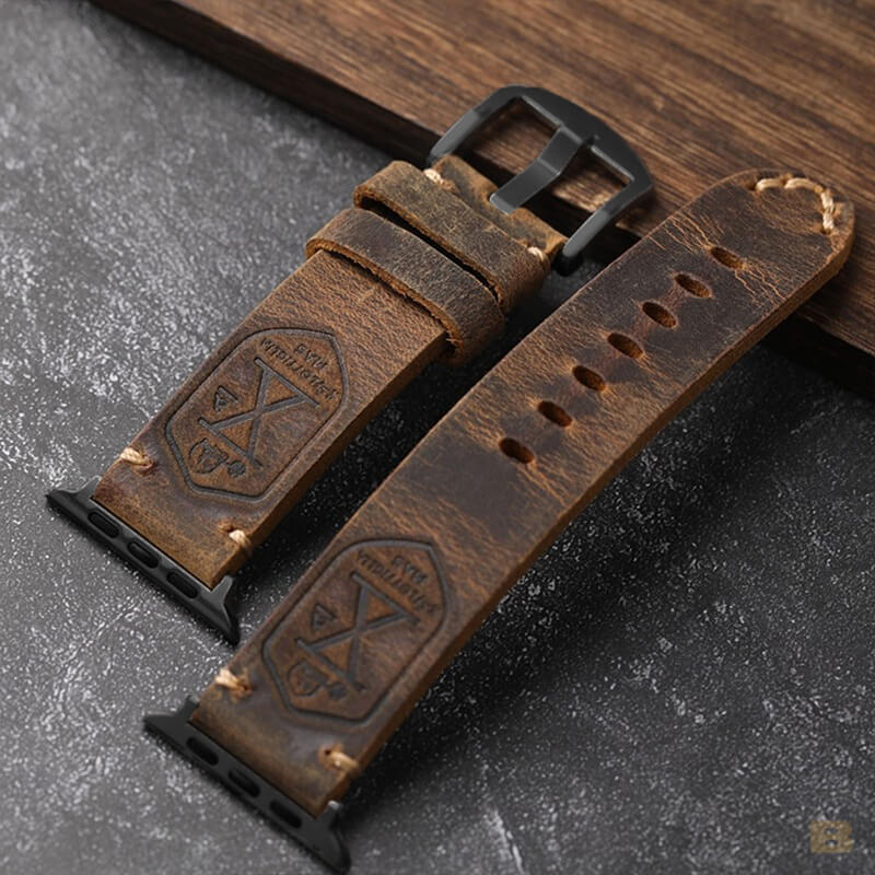 Vintage Leather Apple Watch Strap