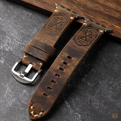 Vintage Leather Apple Watch Strap