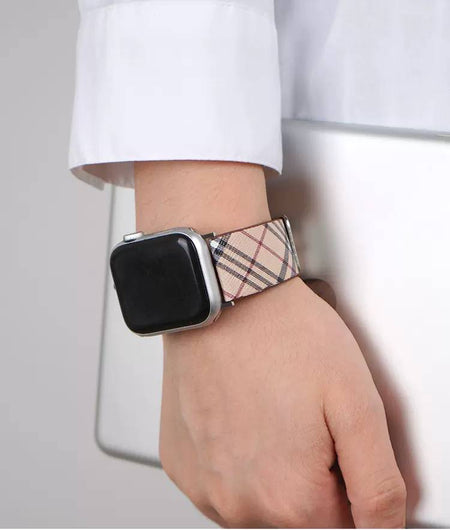 Checkmate Leather Apple Watch Strap