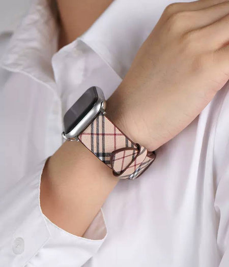 Checkmate Leather Apple Watch Strap